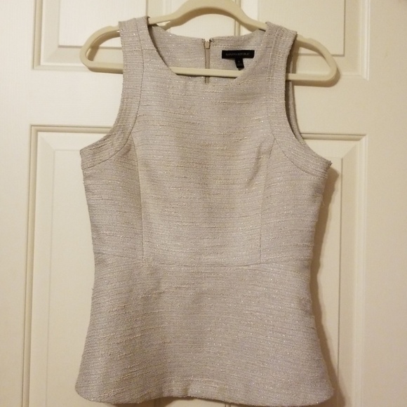 Banana Republic Tops - Banana Republic tweed Peplum top